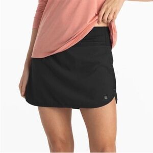 Free Fly Apparel Black Active Mini Skort